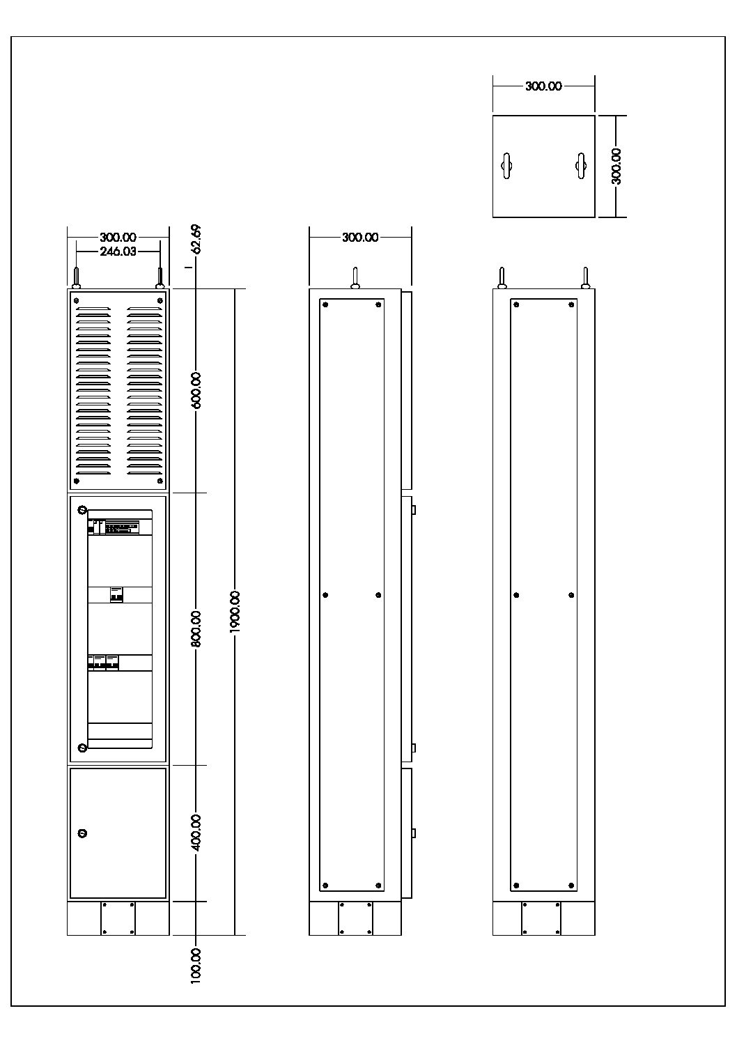 ELETEK ELE-EM4 – Quadro di isolamento 4kVA con utenze isolate